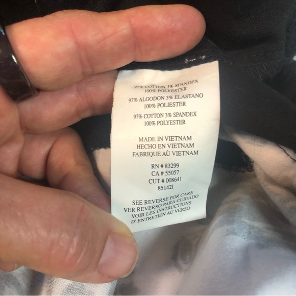 Tiana B Sundress Neutral Floral V Back Inset Stripes Pleated Skirt - Picture 8 of 10